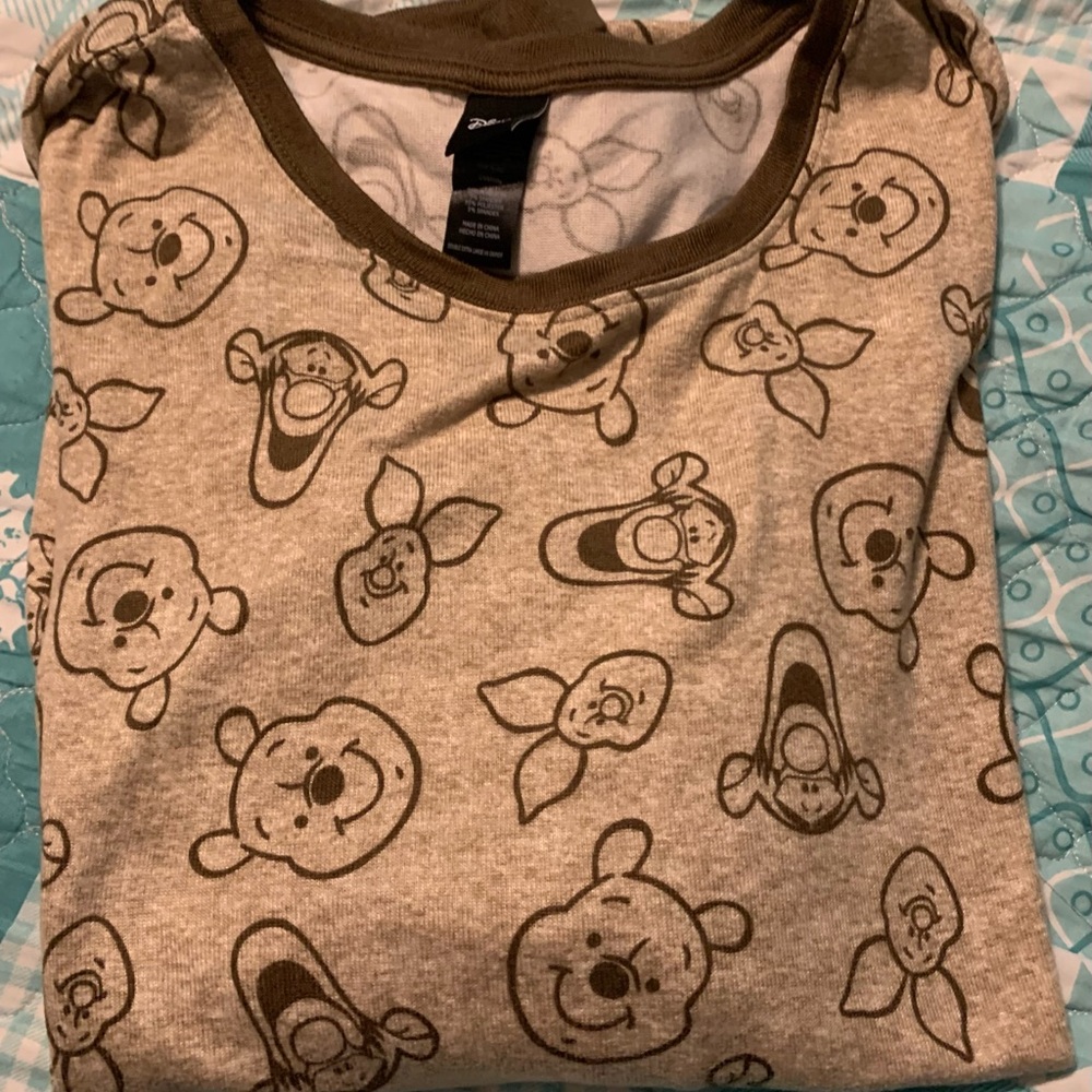 Cozy Beige Disney Print Pajama Set - Picture 6 of 6